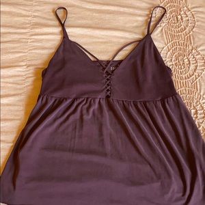 Soft and sexy suedes tank top